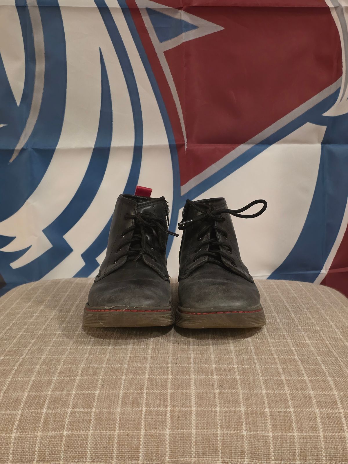 Photo by Little_Pods on November 6, 2025 of the Piper Finn Raven-Combat Boots in Unknown Leather.