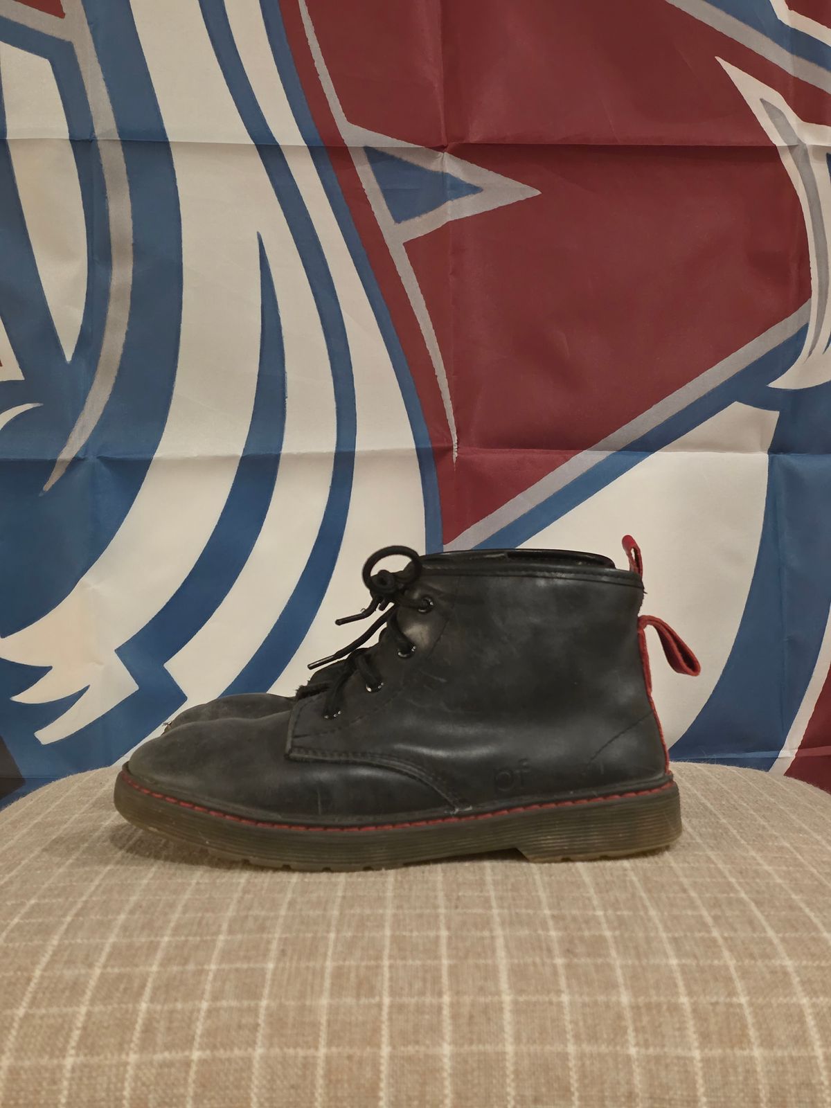 Photo by Little_Pods on November 6, 2025 of the Piper Finn Raven-Combat Boots in Unknown Leather.