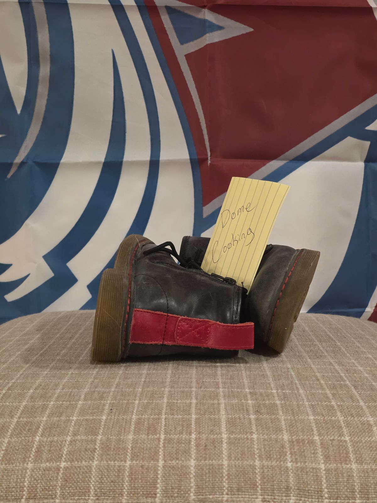 Photo by Little_Pods on November 6, 2025 of the Piper Finn Raven-Combat Boots in Unknown Leather.