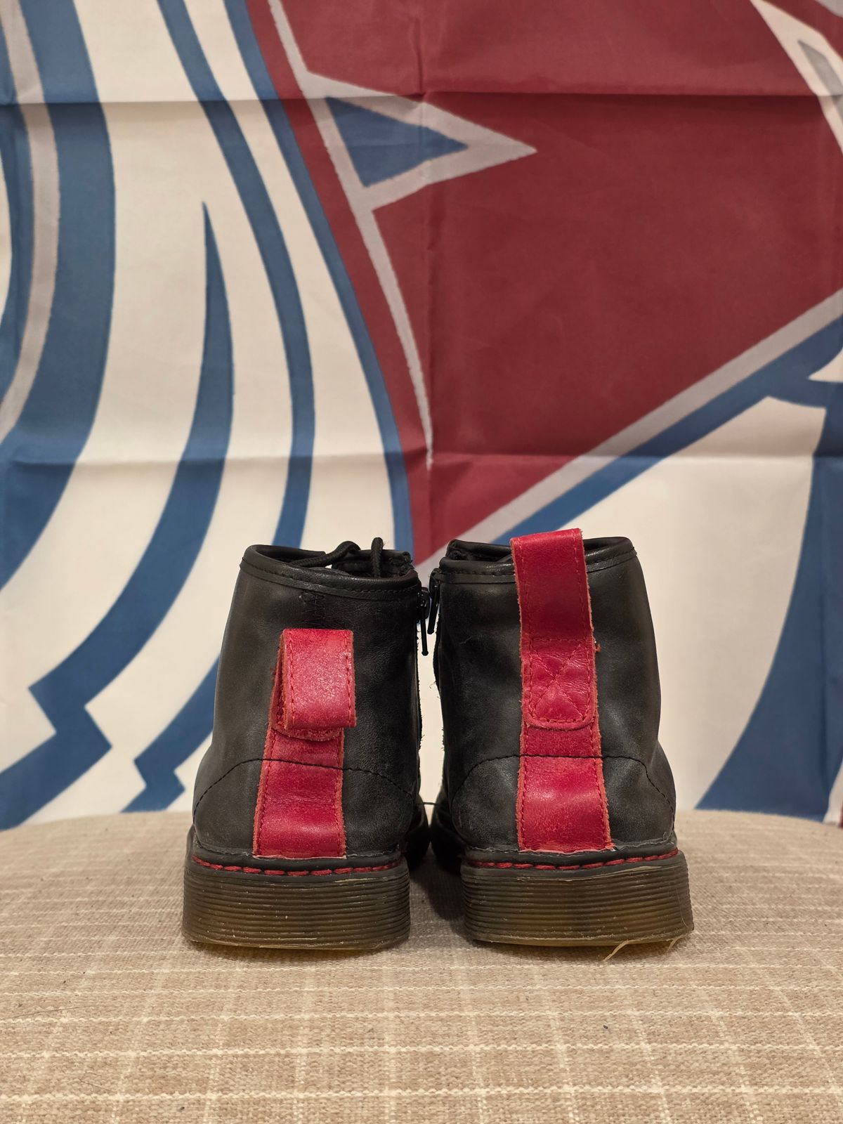 Photo by Little_Pods on December 6, 2025 of the Piper Finn Raven-Combat Boots in Unknown Leather.