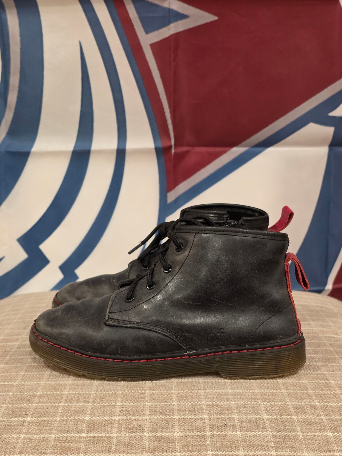 Photo by Little_Pods on December 6, 2025 of the Piper Finn Raven-Combat Boots in Unknown Leather.