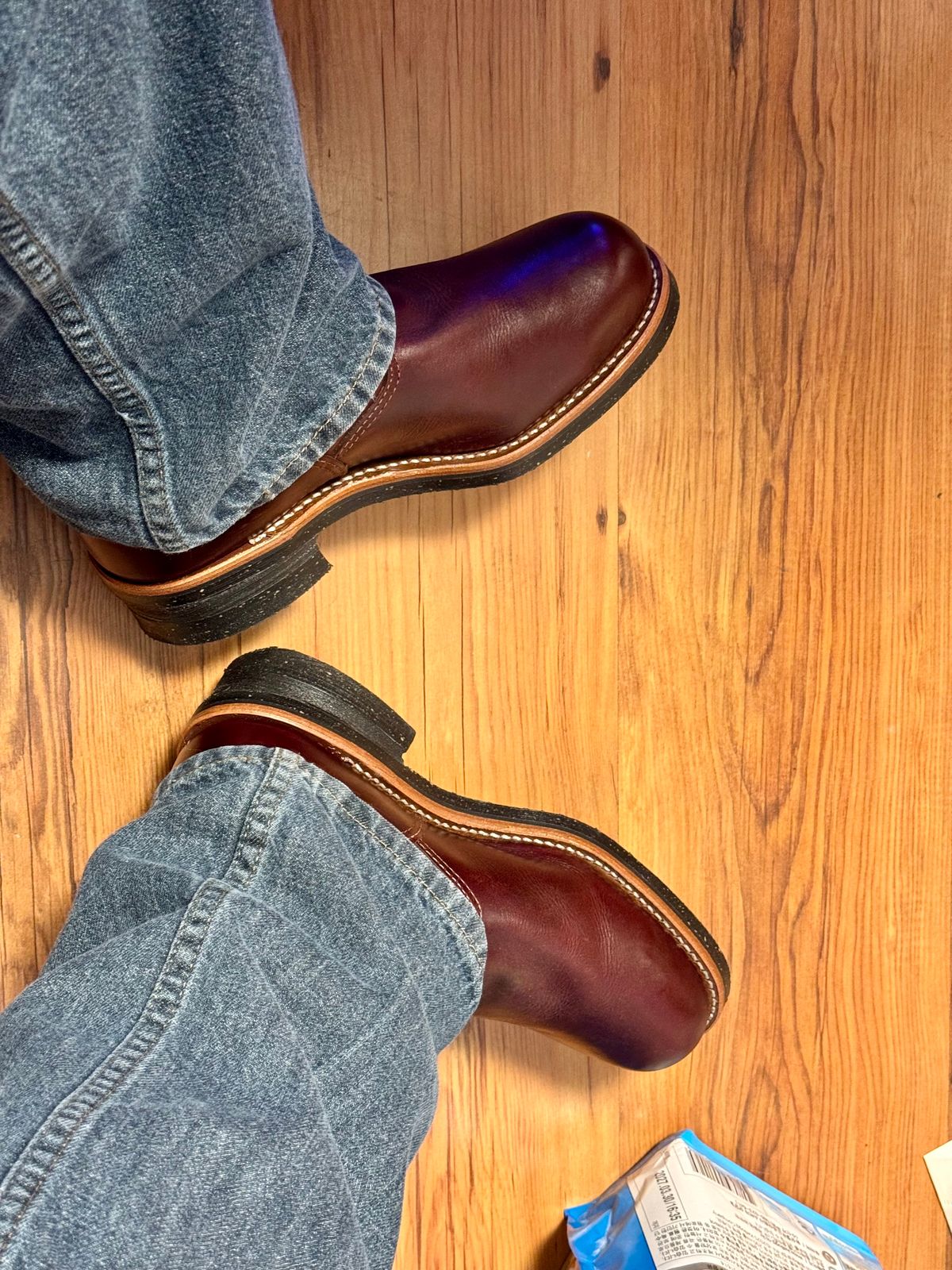 Photo by Lingo on May 21, 2026 of the Chippewa 7" Engineer Boot in Brunette Waterproof Full Grain.