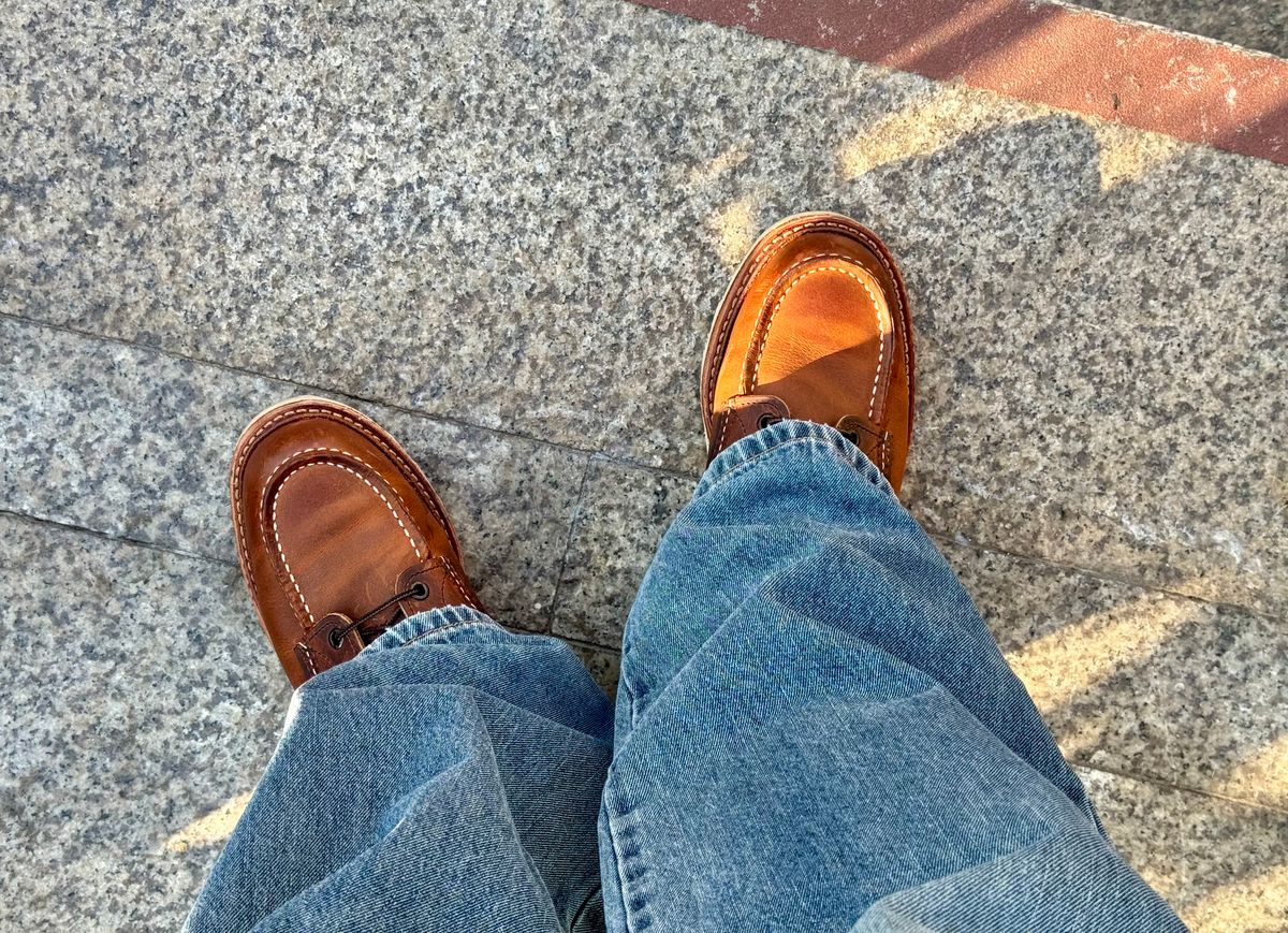 Photo by Lingo on March 19, 2026 of the Red Wing 1907 in S.B. Foot Copper Rough and Tough.