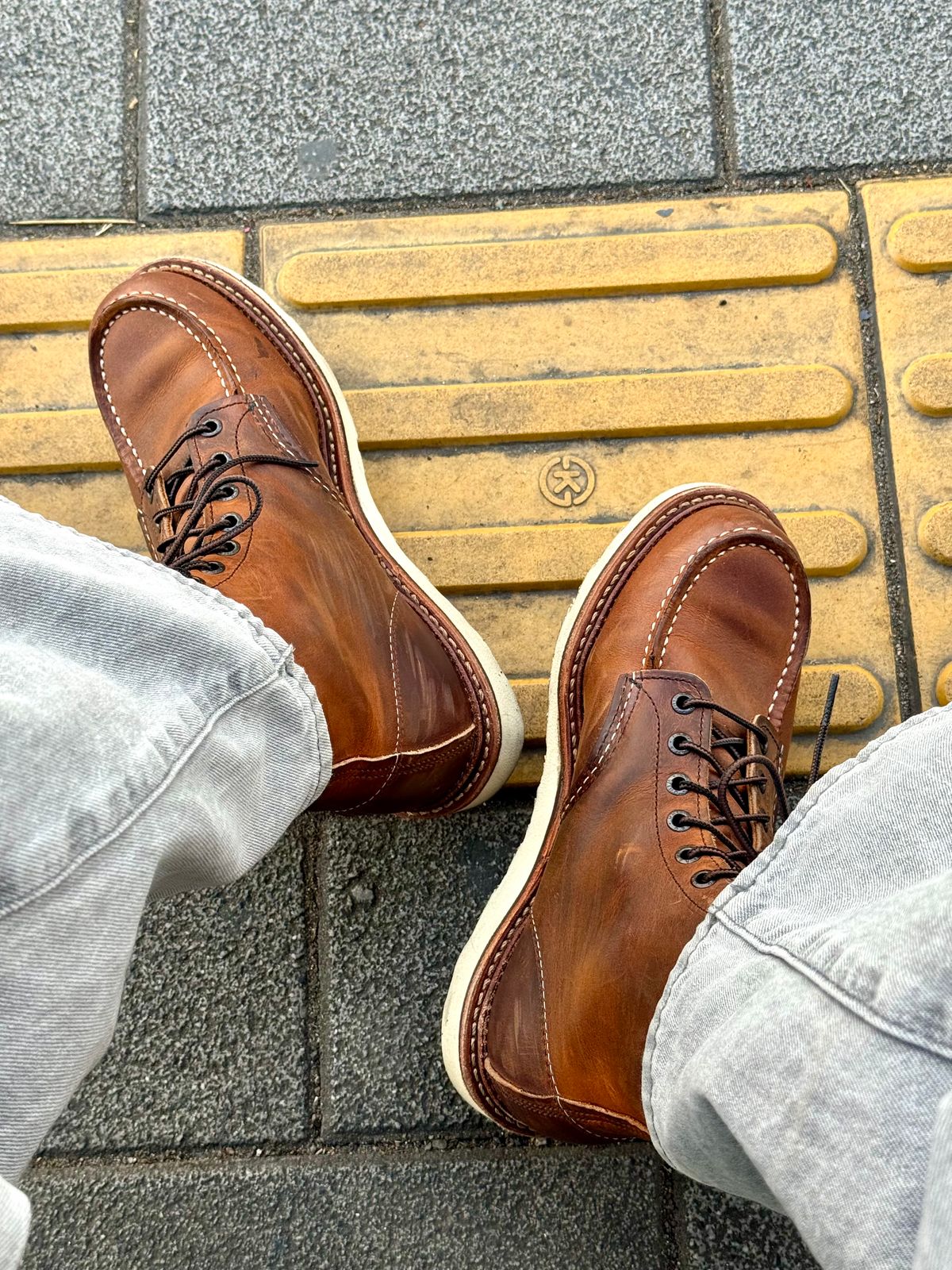 Photo by Lingo on March 23, 2026 of the Red Wing 1907 in S.B. Foot Copper Rough and Tough.