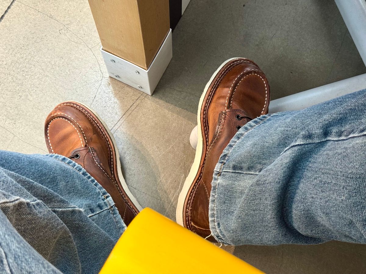 Photo by Lingo on March 28, 2026 of the Red Wing 1907 in S.B. Foot Copper Rough and Tough.