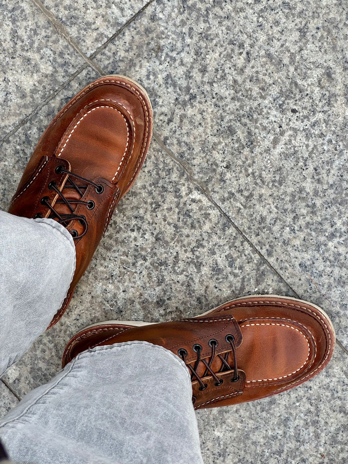Photo by Lingo on March 29, 2026 of the Red Wing 1907 in S.B. Foot Copper Rough and Tough.