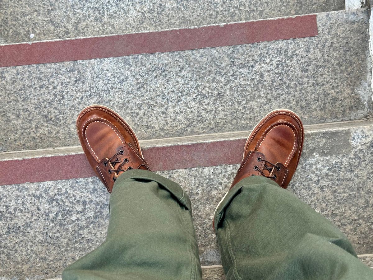 Photo by Lingo on April 7, 2026 of the Red Wing 1907 in S.B. Foot Copper Rough and Tough.