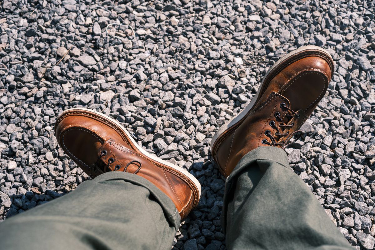 Photo by Lingo on April 8, 2026 of the Red Wing 1907 in S.B. Foot Copper Rough and Tough.
