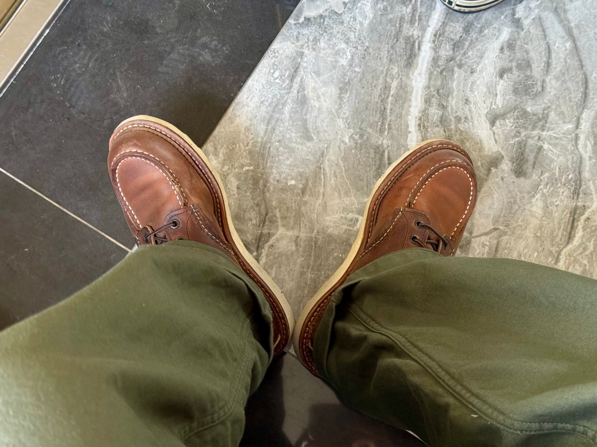 Photo by Lingo on April 26, 2026 of the Red Wing 1907 in S.B. Foot Copper Rough and Tough.