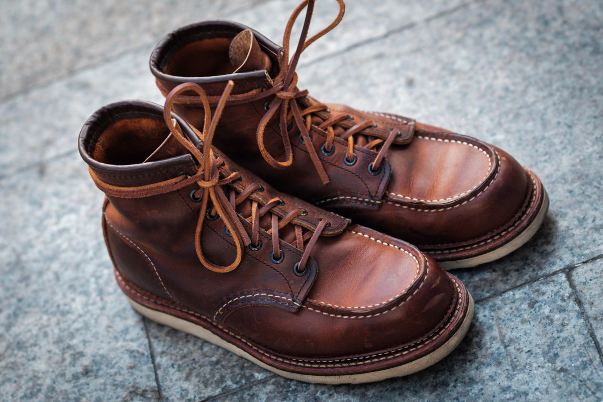Photo by Lingo on May 10, 2026 of the Red Wing 1907 in S.B. Foot Copper Rough and Tough.