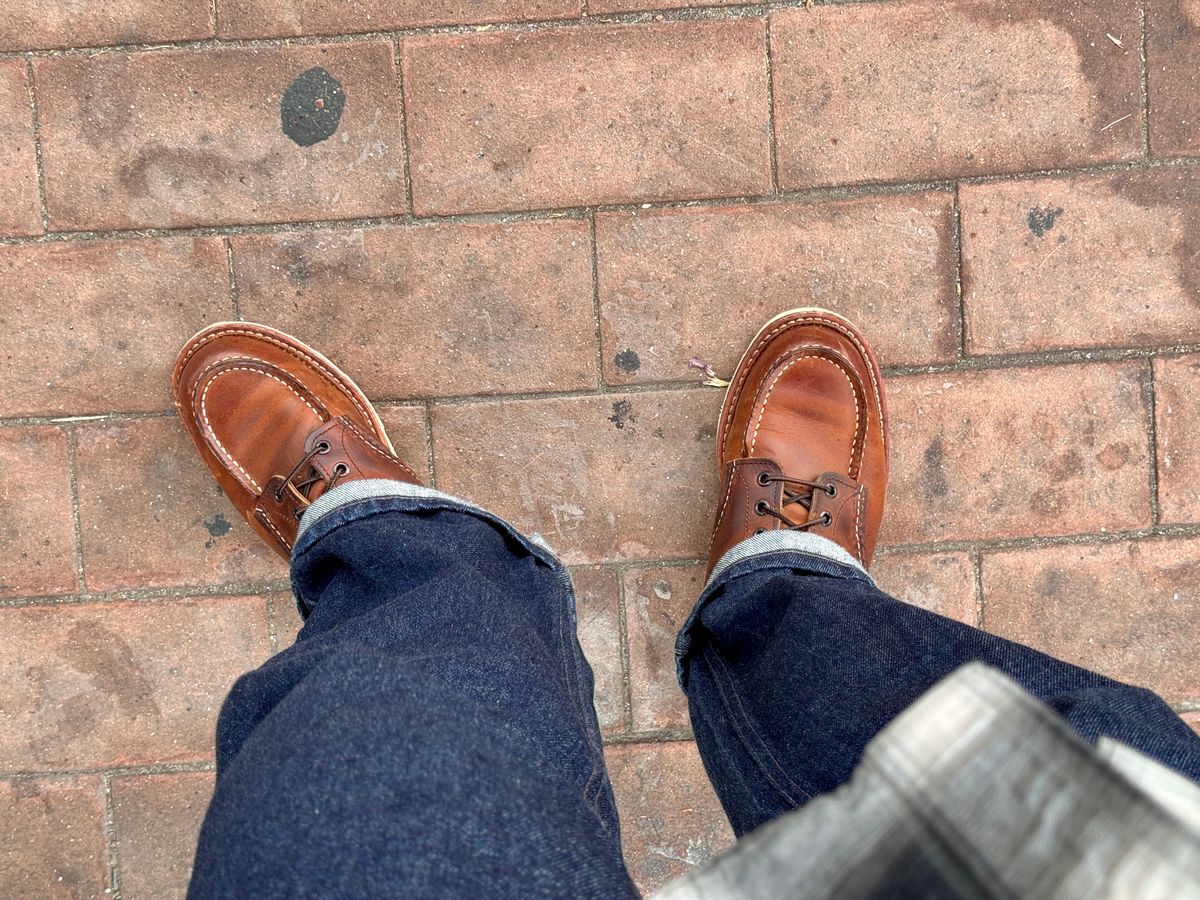 Photo by Lingo on June 14, 2026 of the Red Wing 1907 in S.B. Foot Copper Rough and Tough.