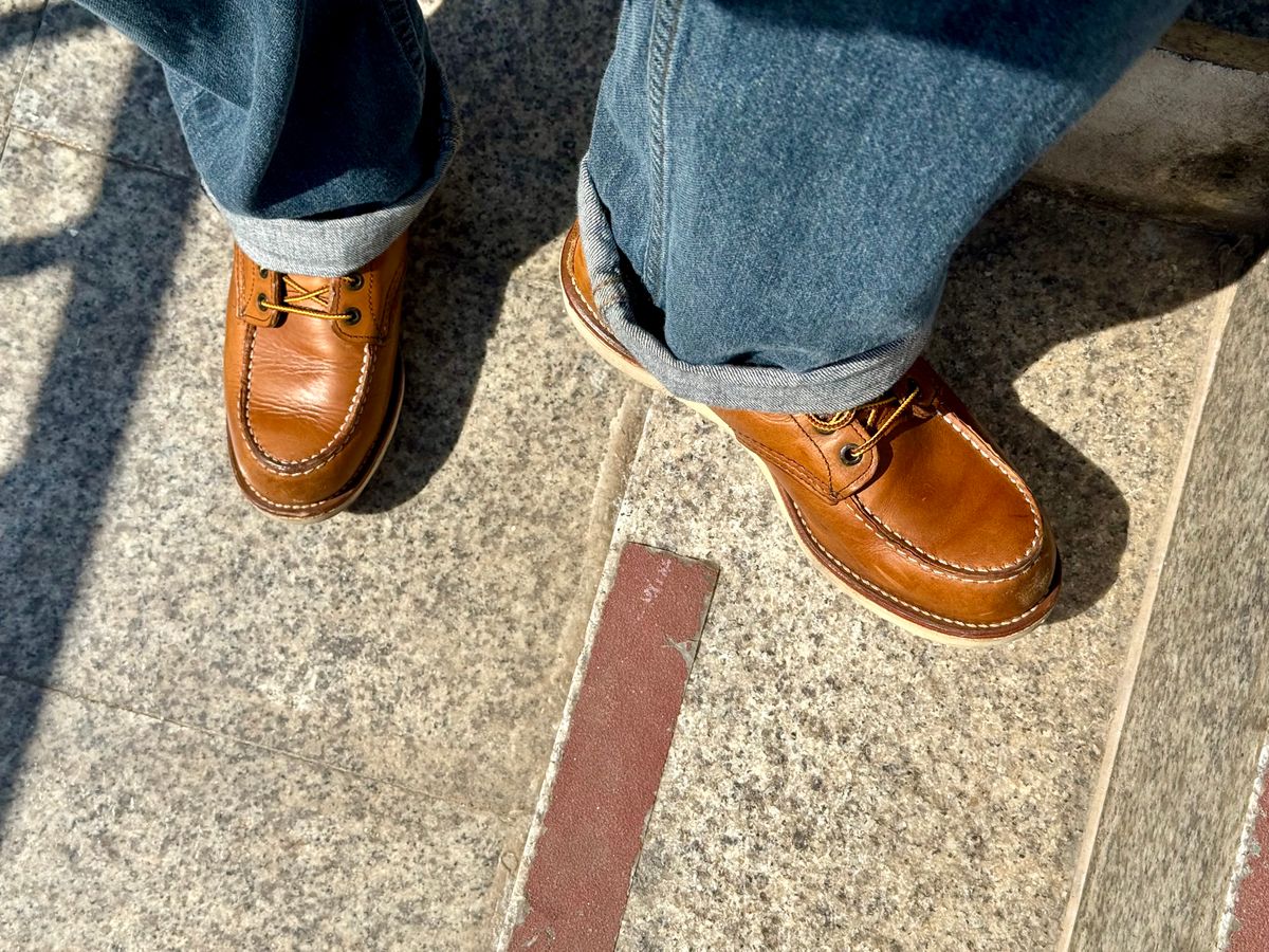 Photo by Lingo on April 2, 2026 of the Red Wing 6-Inch Classic Moc in S.B. Foot Oro Legacy.