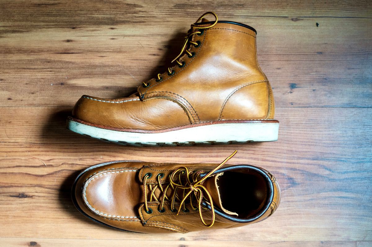 Photo by Lingo on April 14, 2026 of the Red Wing 6-Inch Classic Moc in S.B. Foot Oro Legacy.