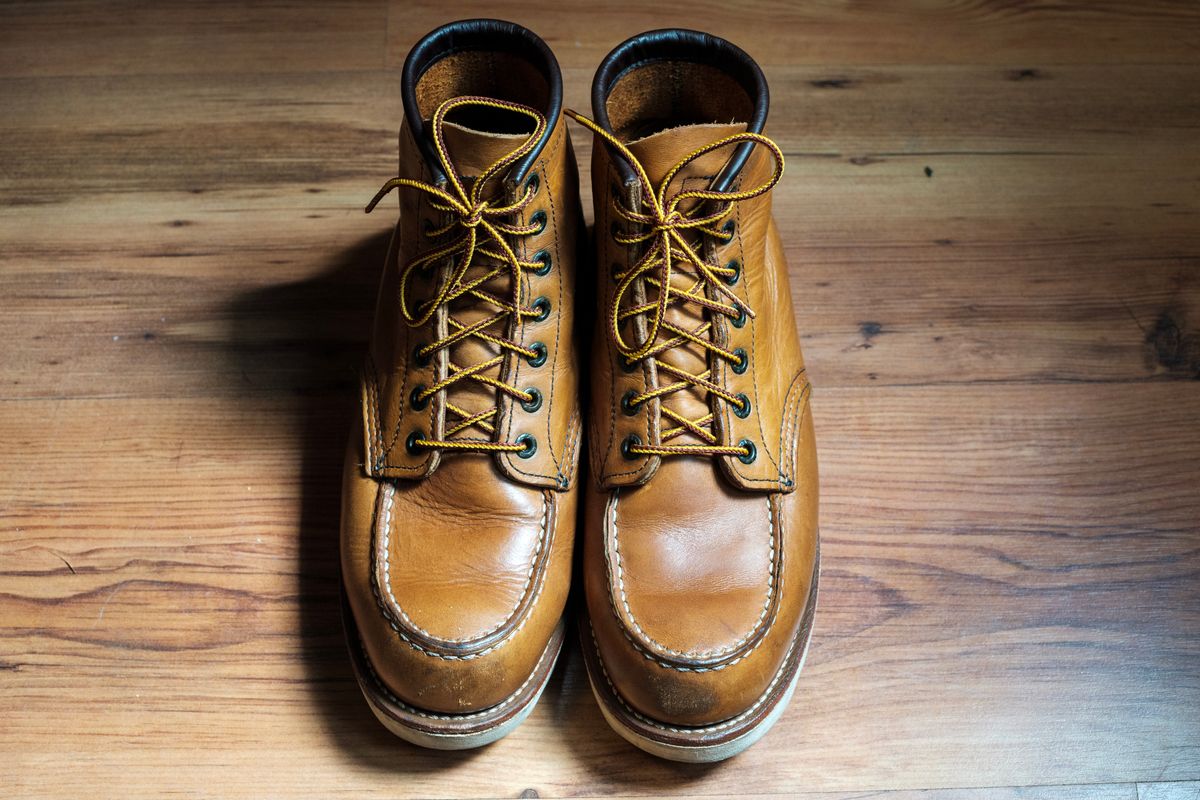 Photo by Lingo on April 14, 2026 of the Red Wing 6-Inch Classic Moc in S.B. Foot Oro Legacy.