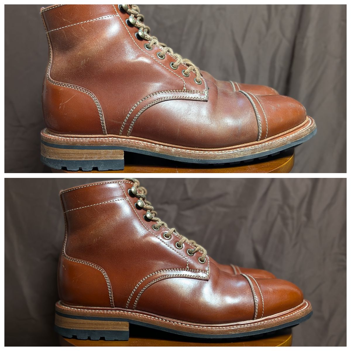 Photo by Cellardoor on December 2, 2025 of the Parkhurst The Richmond in Maryam Bruciato TPR Horsebutt.