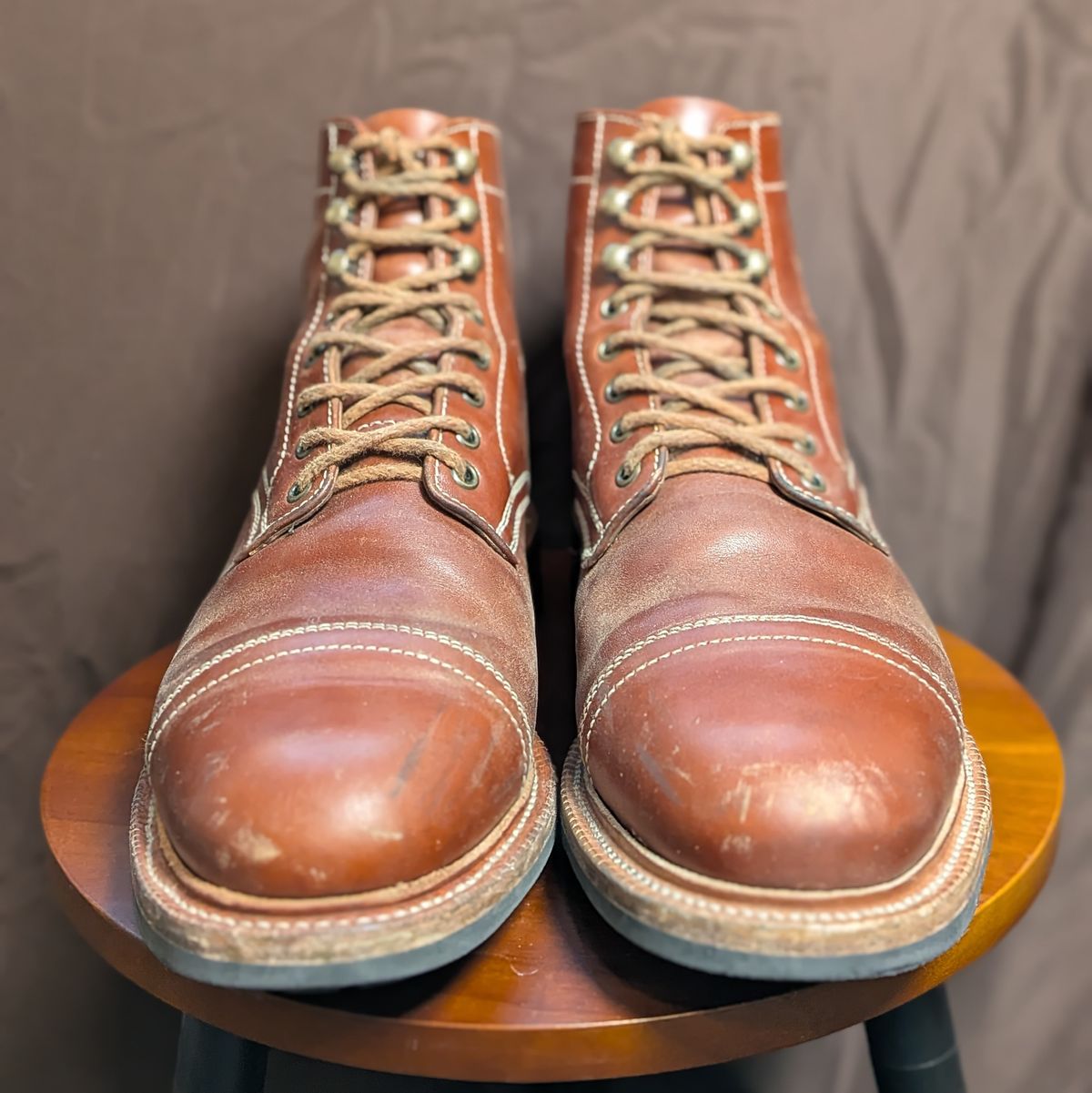 Photo by Cellardoor on December 2, 2025 of the Parkhurst The Richmond in Maryam Bruciato TPR Horsebutt.