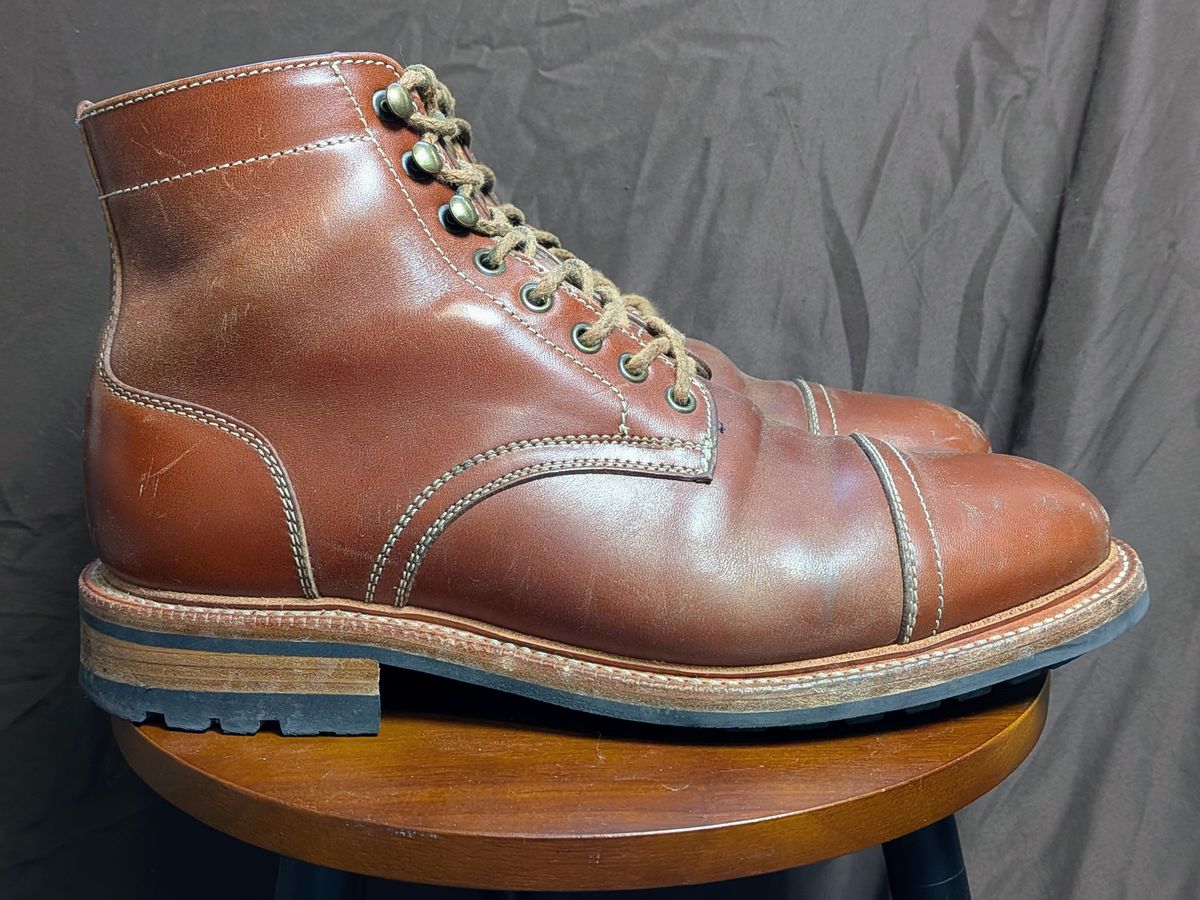 Photo by Cellardoor on December 2, 2025 of the Parkhurst The Richmond in Maryam Bruciato TPR Horsebutt.