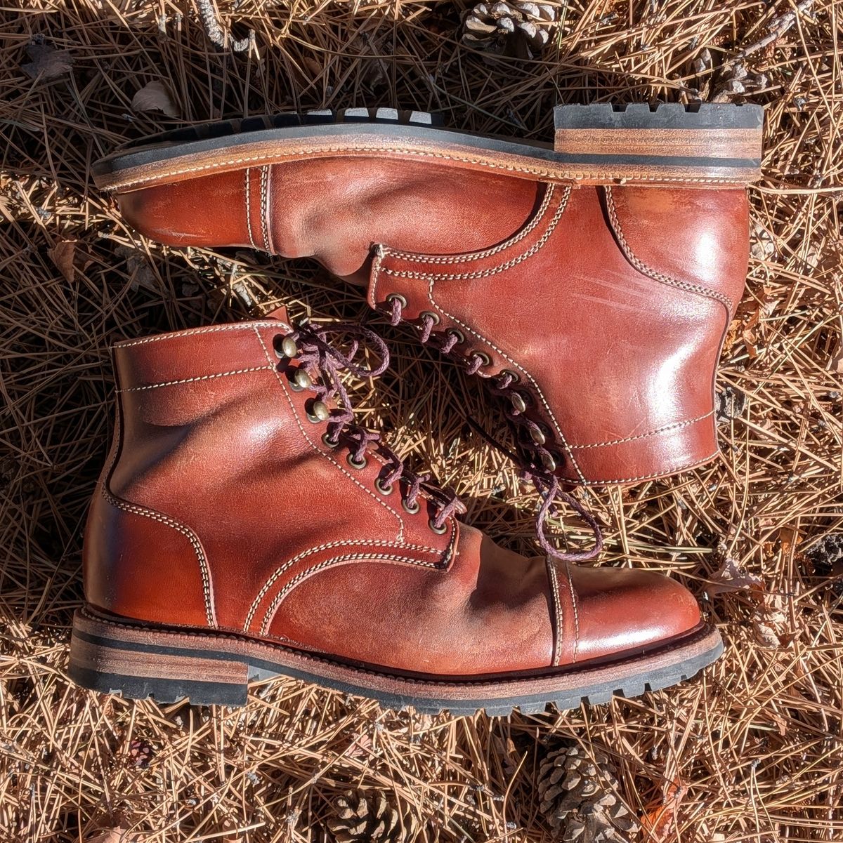 Photo by Cellardoor on February 4, 2026 of the Parkhurst The Richmond in Maryam Bruciato TPR Horsebutt.