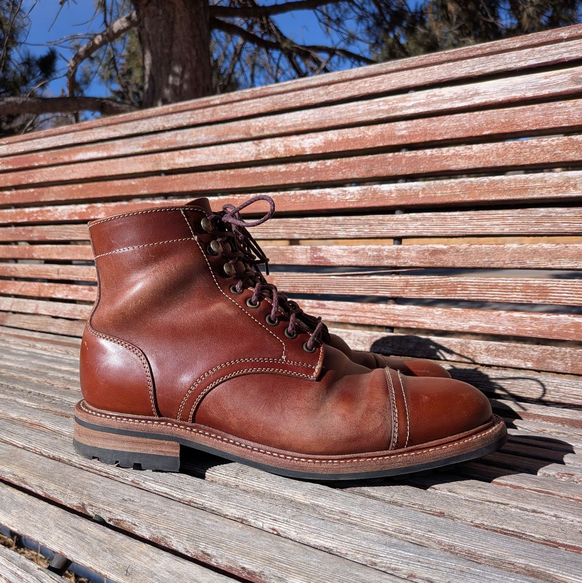 Photo by Cellardoor on February 4, 2026 of the Parkhurst The Richmond in Maryam Bruciato TPR Horsebutt.