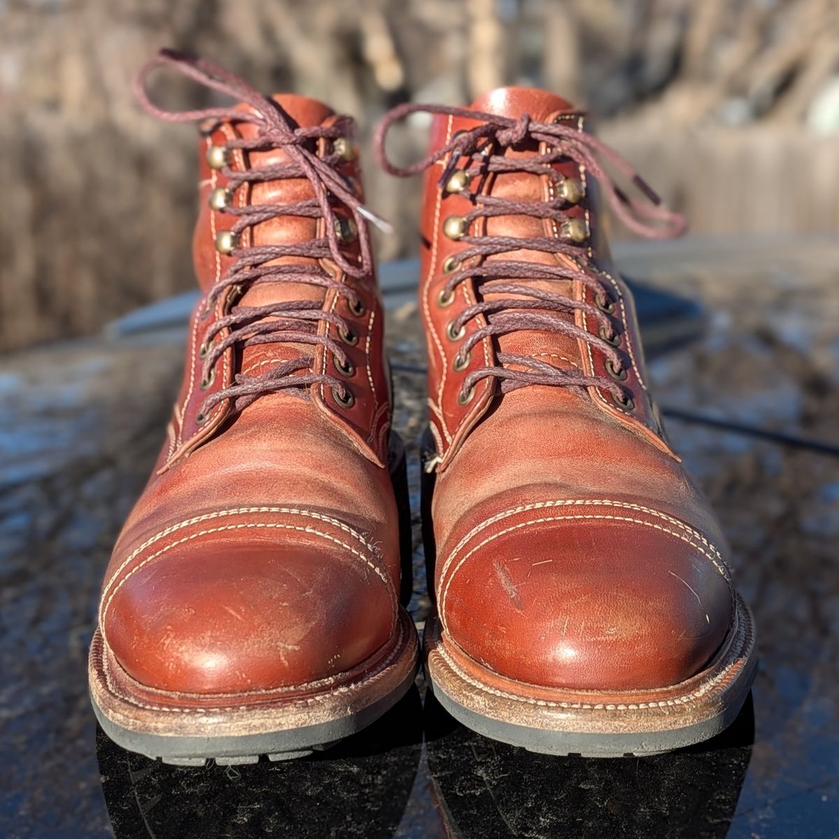 Photo by Cellardoor on March 4, 2026 of the Parkhurst The Richmond in Maryam Bruciato TPR Horsebutt.