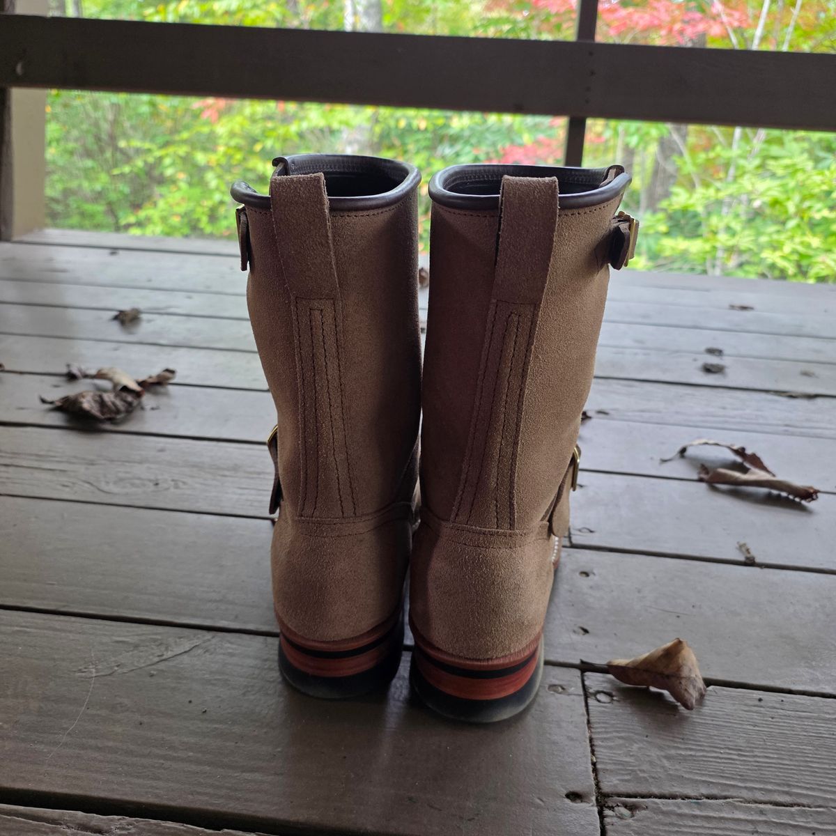 Photo by sand on October 5, 2025 of the Nicks Nicks / Brakeman in Nicks / Brown CXL Roughout.