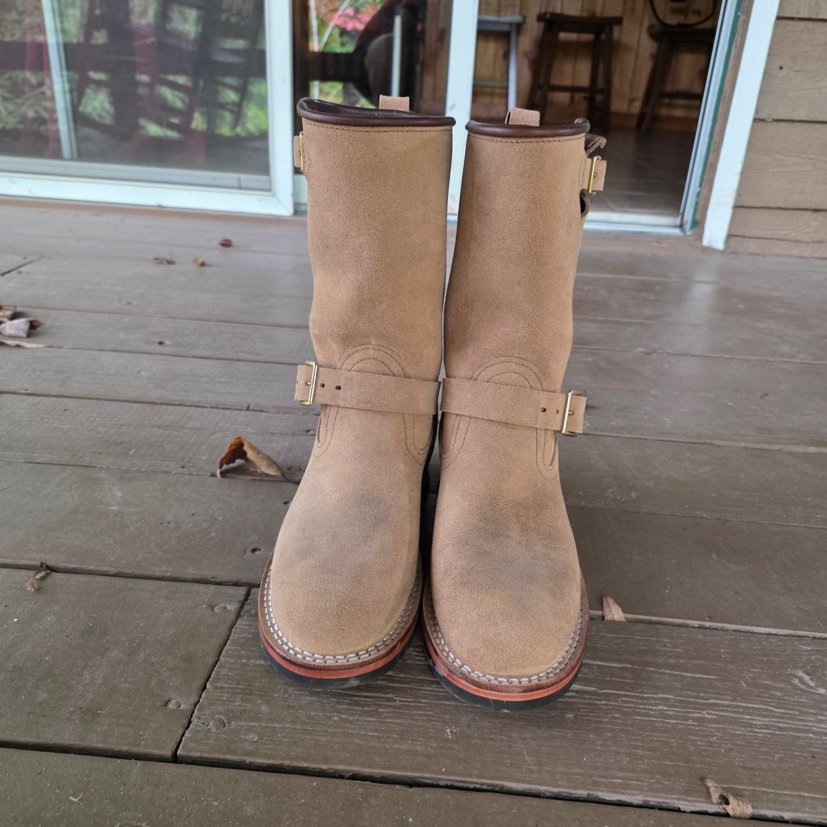 Photo by sand on October 5, 2025 of the Nicks Nicks / Brakeman in Nicks / Brown CXL Roughout.