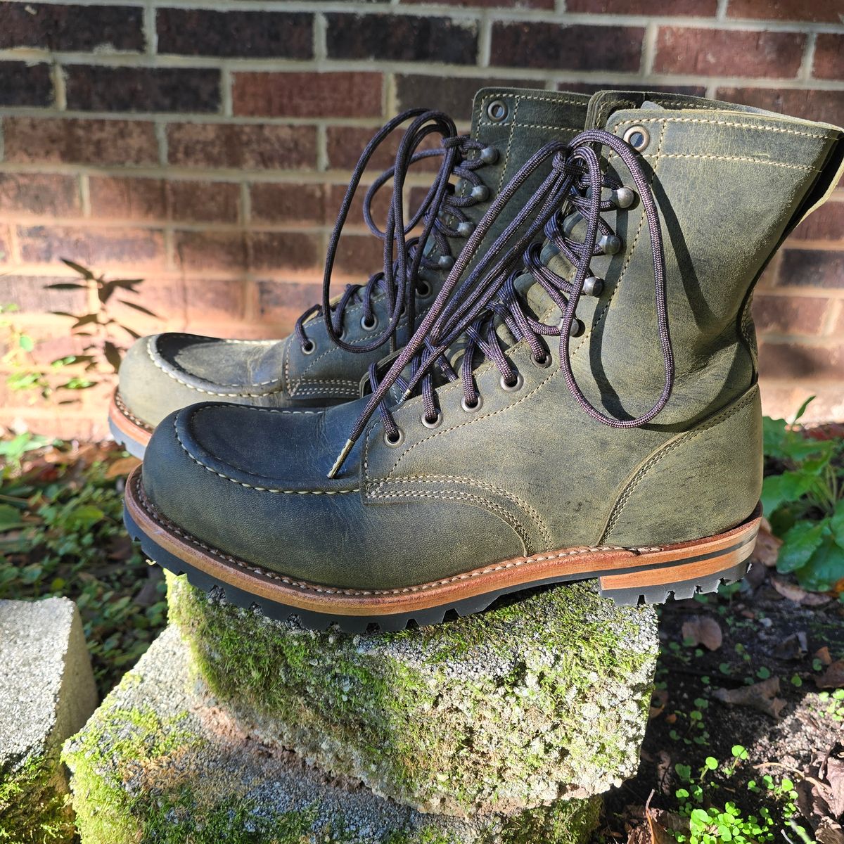 Photo by joshvarnum on October 3, 2025 of the Truman Custom Model in Gallun Olive Teton Stag.