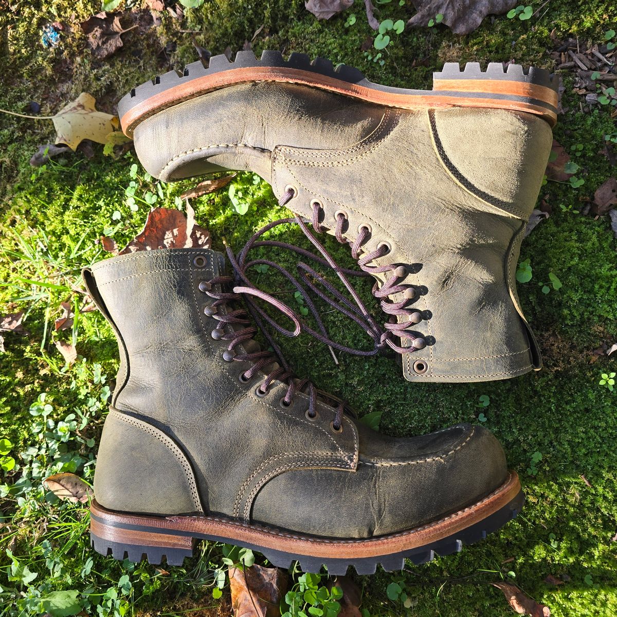 Photo by joshvarnum on October 3, 2025 of the Truman Custom Model in Gallun Olive Teton Stag.