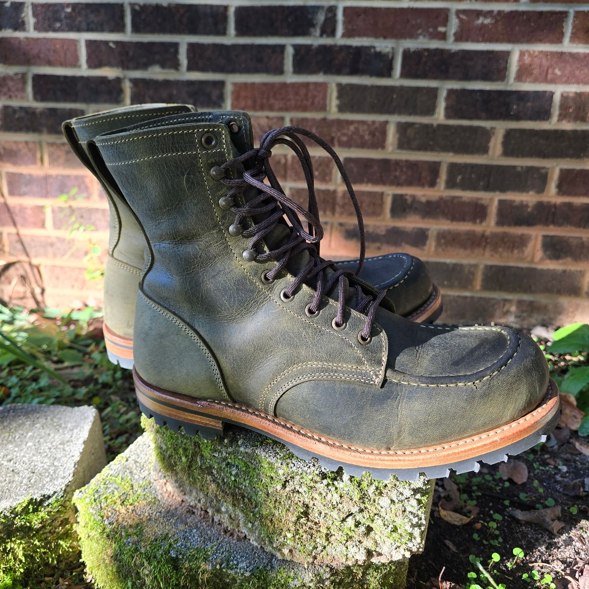 Photo by joshvarnum on October 3, 2025 of the Truman Custom Model in Gallun Olive Teton Stag.