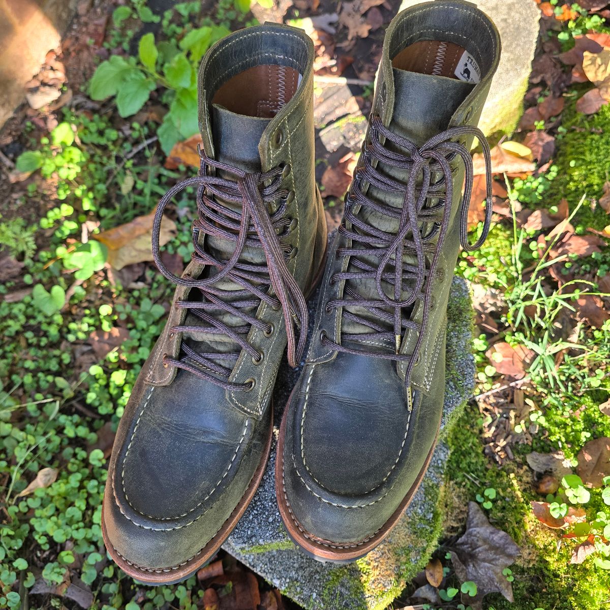 Photo by joshvarnum on October 3, 2025 of the Truman Custom Model in Gallun Olive Teton Stag.