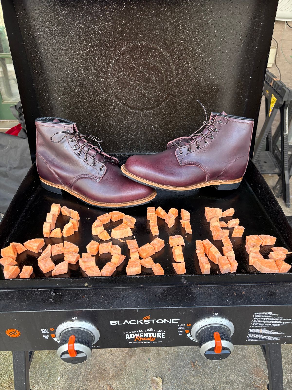 Photo by olorin on November 3, 2025 of the Red Wing Beckman in S.B. Foot Black Cherry Excalibur.