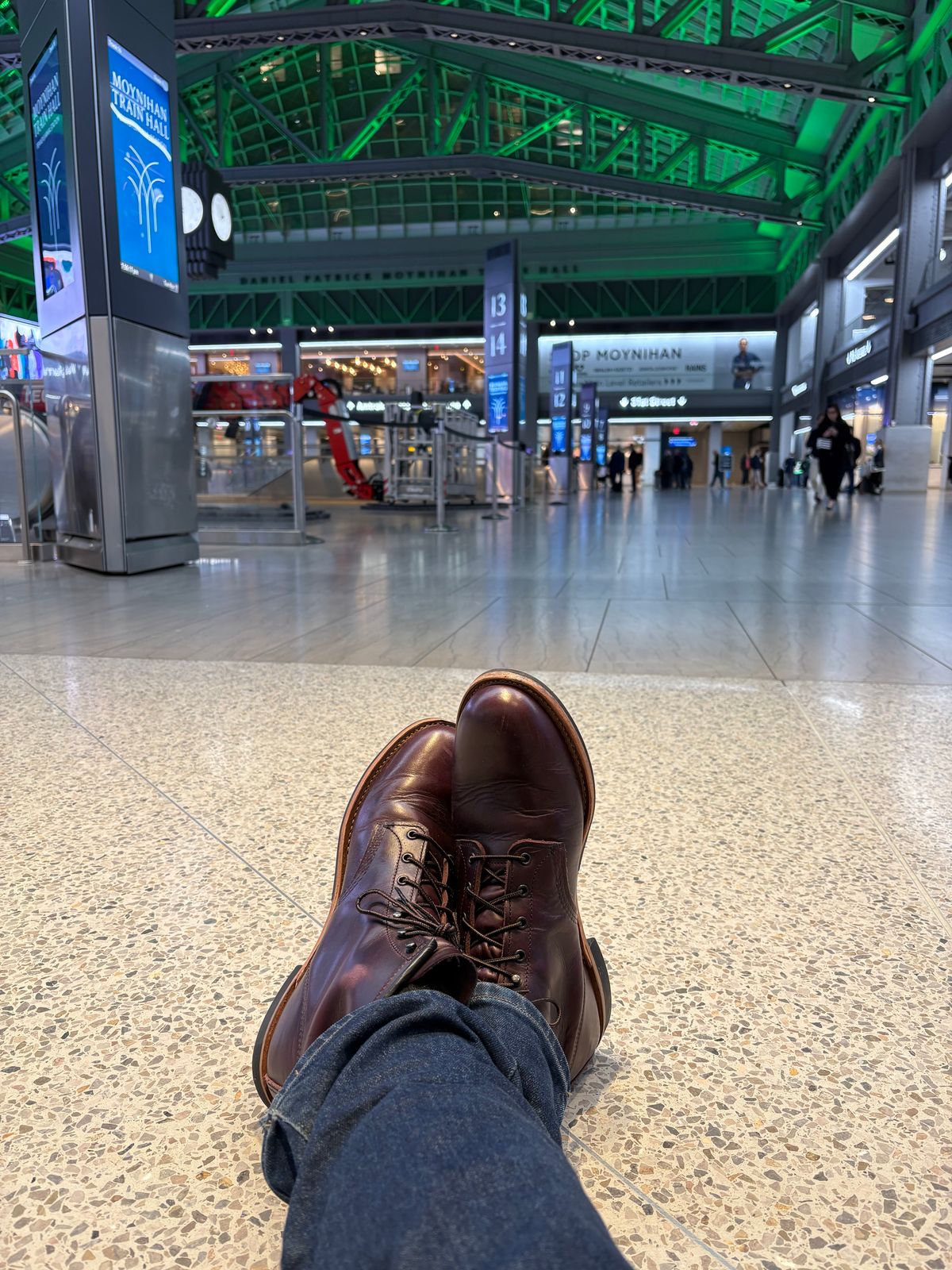 Photo by Shrimpy_grits on November 12, 2025 of the Red Wing Beckman in S.B. Foot Black Cherry Excalibur.