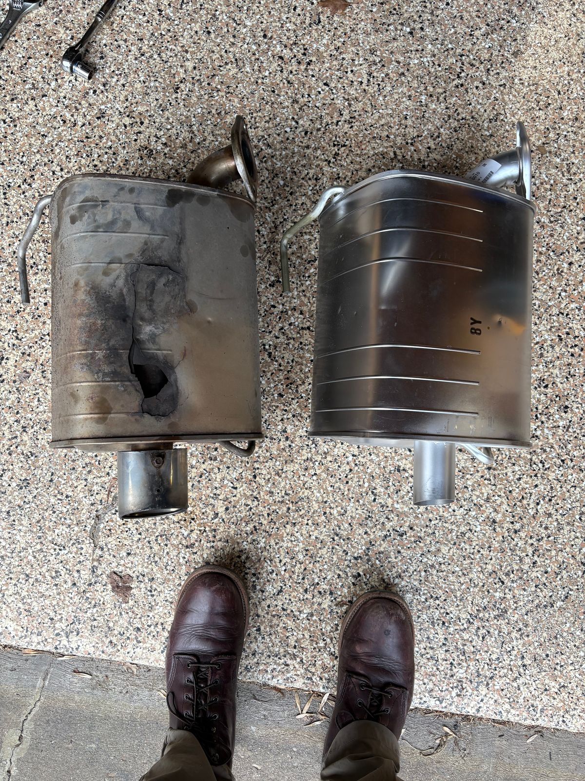 Photo by Shrimpy_grits on March 14, 2026 of the Red Wing Beckman in S.B. Foot Black Cherry Excalibur.