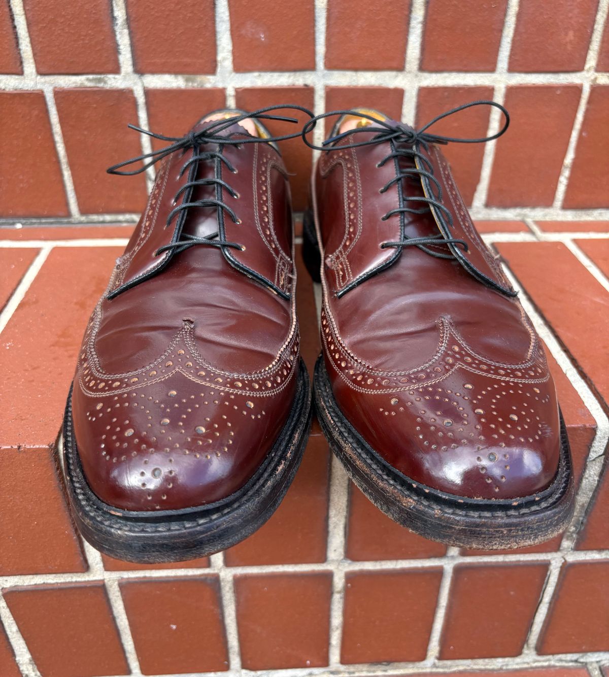 Photo by olorin on November 3, 2025 of the Florsheim Imperial Kenmoor 93605 in Horween Color 4 Shell Cordovan.