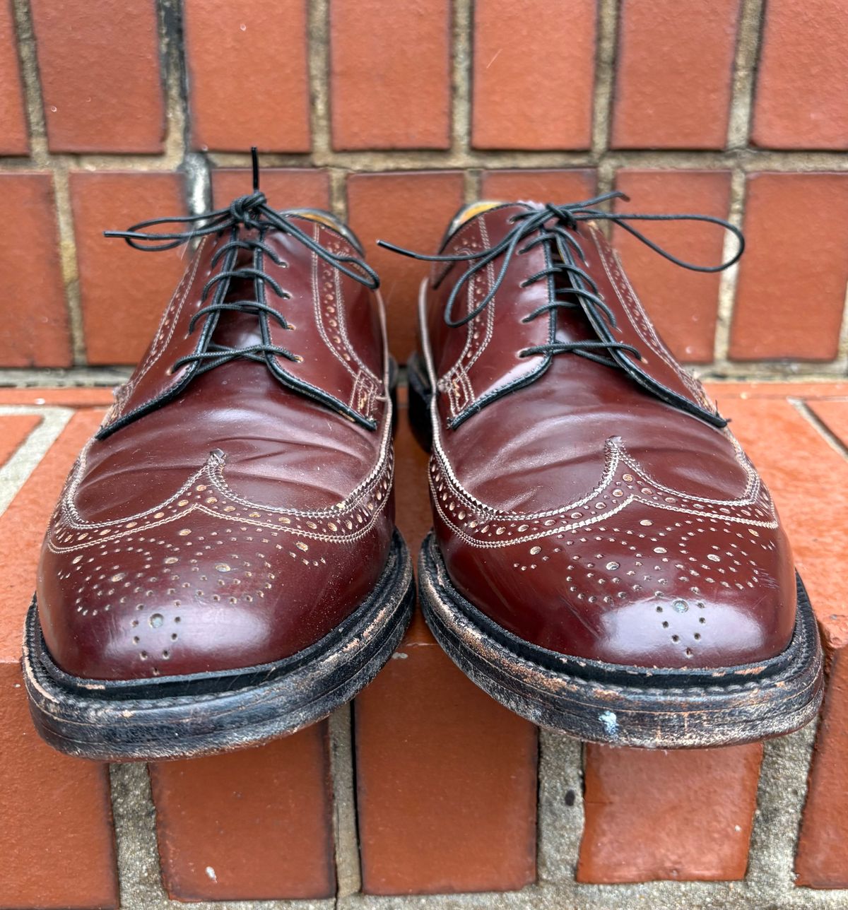 Photo by Shrimpy_grits on December 5, 2025 of the Florsheim Imperial Kenmoor 93605 in Horween Color 4 Shell Cordovan.