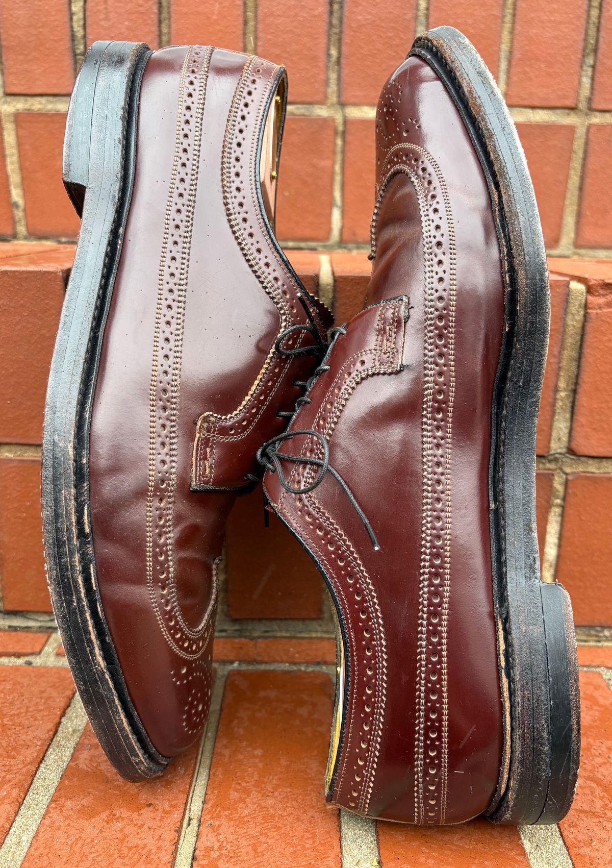 Photo by Shrimpy_grits on December 5, 2025 of the Florsheim Imperial Kenmoor 93605 in Horween Color 4 Shell Cordovan.