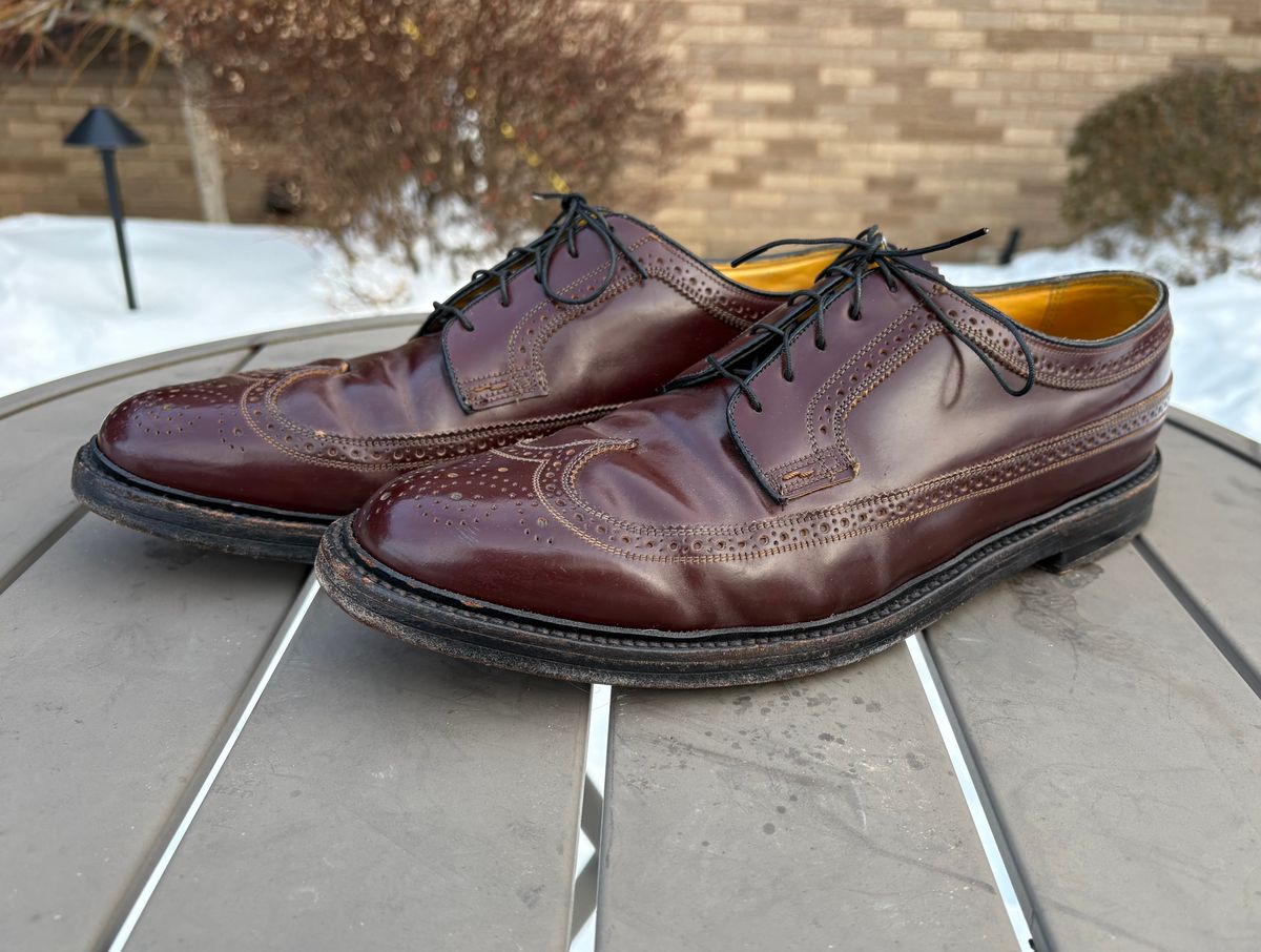 Photo by Shrimpy_grits on February 3, 2026 of the Florsheim Imperial Kenmoor 93605 in Horween Color 4 Shell Cordovan.