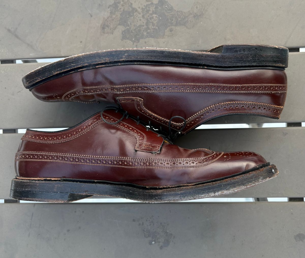Photo by Shrimpy_grits on February 3, 2026 of the Florsheim Imperial Kenmoor 93605 in Horween Color 4 Shell Cordovan.