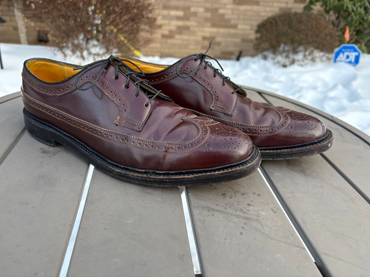 Photo by Shrimpy_grits on February 3, 2026 of the Florsheim Imperial Kenmoor 93605 in Horween Color 4 Shell Cordovan.