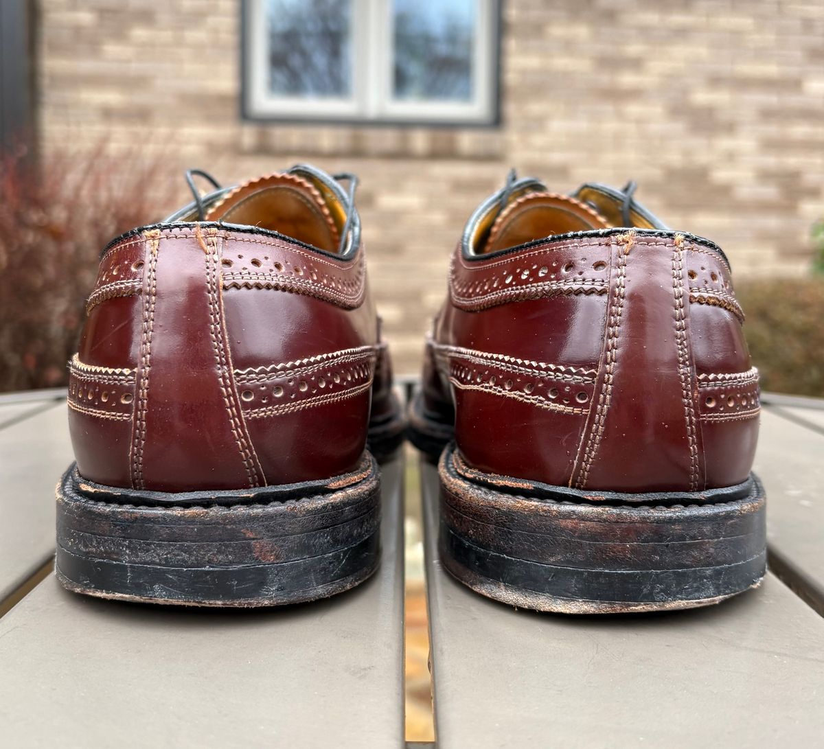 Photo by Shrimpy_grits on March 5, 2026 of the Florsheim Imperial Kenmoor 93605 in Horween Color 4 Shell Cordovan.