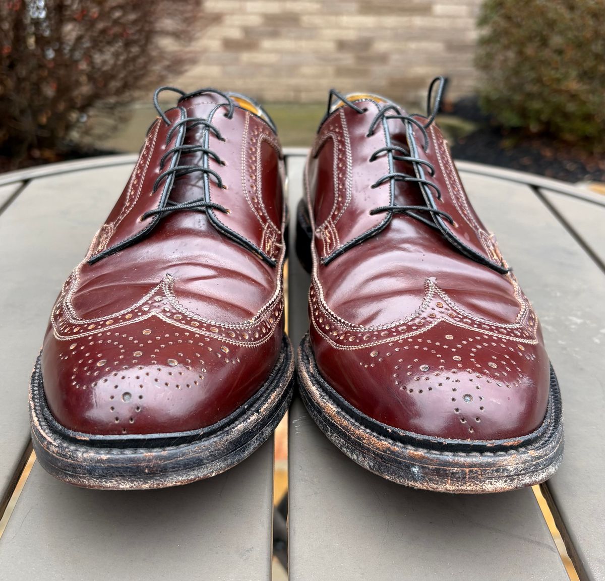 Photo by Shrimpy_grits on March 5, 2026 of the Florsheim Imperial Kenmoor 93605 in Horween Color 4 Shell Cordovan.