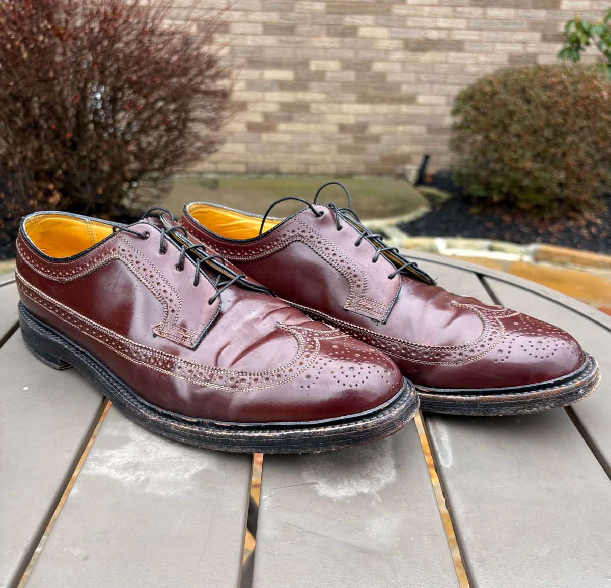 Photo by Shrimpy_grits on March 5, 2026 of the Florsheim Imperial Kenmoor 93605 in Horween Color 4 Shell Cordovan.