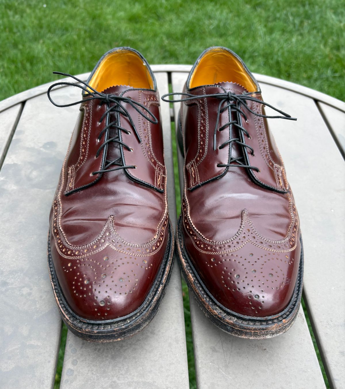Photo by Shrimpy_grits on April 5, 2026 of the Florsheim Imperial Kenmoor 93605 in Horween Color 4 Shell Cordovan.