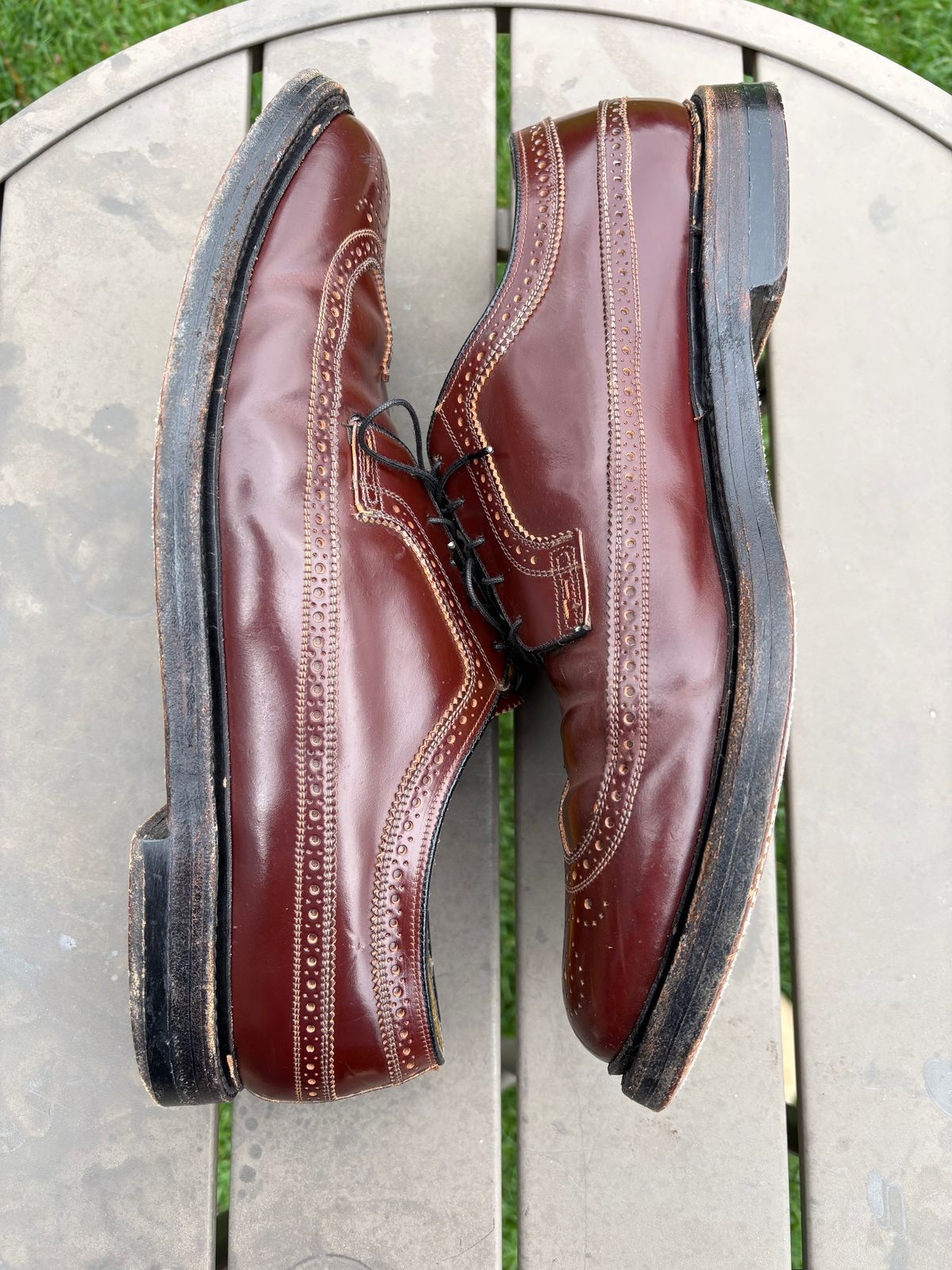 Photo by Shrimpy_grits on April 5, 2026 of the Florsheim Imperial Kenmoor 93605 in Horween Color 4 Shell Cordovan.