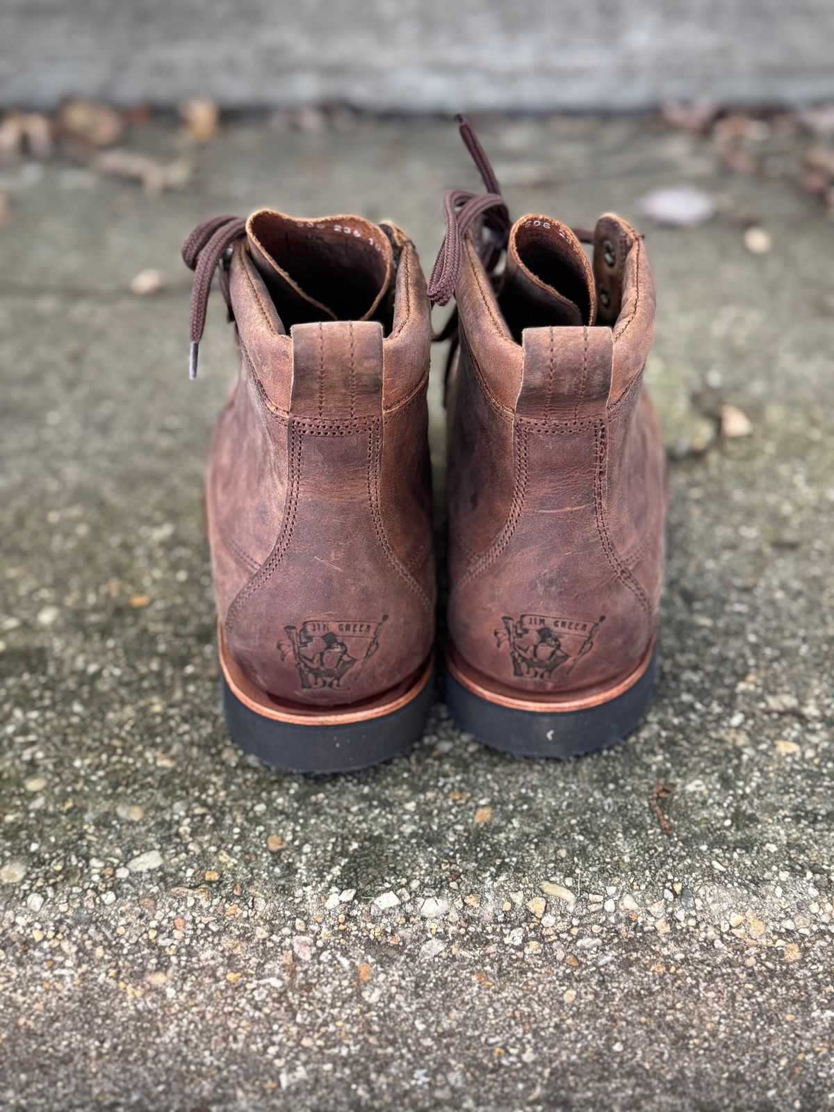Photo by bnbun on October 4, 2025 of the Jim Green Meander - Moc-Toe in Bronco Full Grain.