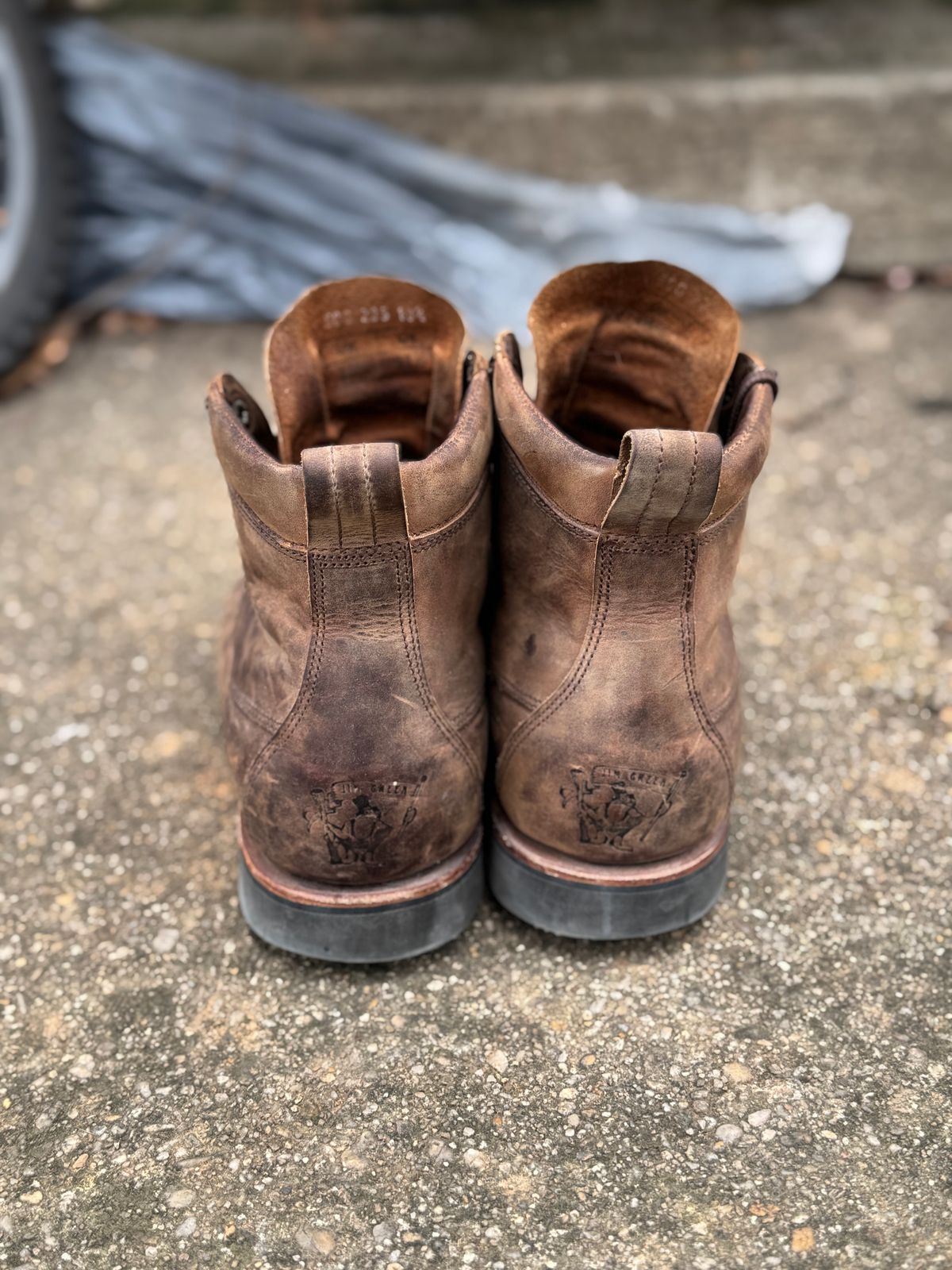 Photo by bnbun on January 5, 2026 of the Jim Green Meander - Moc-Toe in Bronco Full Grain.
