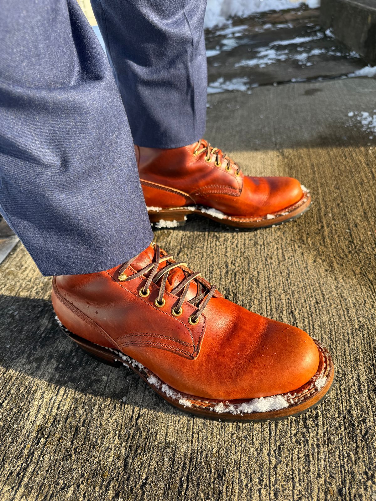 Photo by omar562 on December 3, 2025 of the White's Bounty Hunter in Wickett & Craig Tan Oiled Latigo.