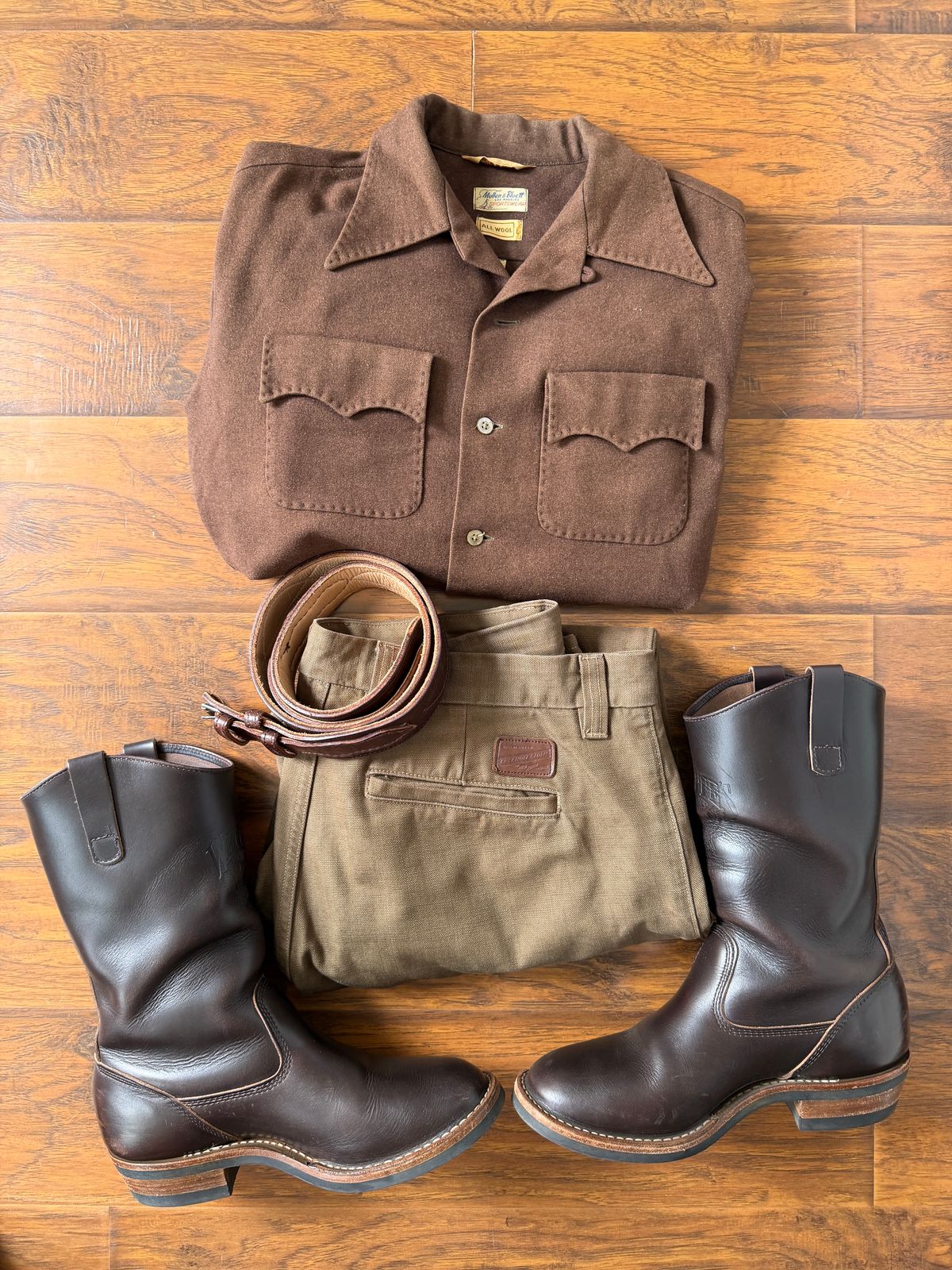 Photo by Ramo on May 28, 2026 of the White's Stockman Pull-On in Horween Chromexcel Overdyed Black.