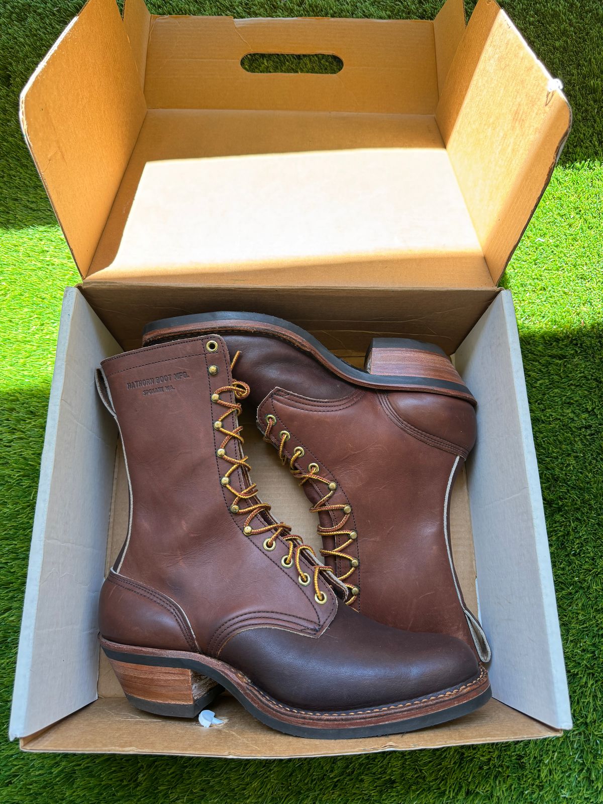 Photo by omar562 on July 29, 2025 of the White's Hathorn Packer in Horween Brown Chromexcel.