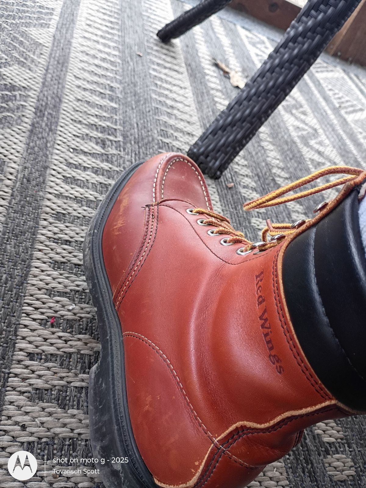 Photo by Tovarisch on March 11, 2026 of the Red Wing 404 in Copper Worksmith.